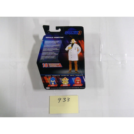 Jakks Sonic the Hedgehog 3 Gerald Robotnik Action Figure 5" White New Sealed