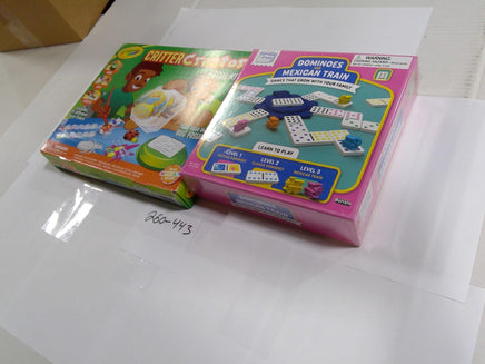 Crayola Buffalo Critter Creator Fossil Kit Dominoes Mexican Train Lot New Sealed