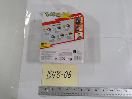 Pokemon Lola Clip 'N' Go Great Ball Action Figure Jazwares Toy White Blue