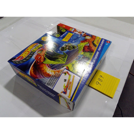 Hot Wheels Monster Trucks Snake Slam Takedown Kids New Bone Shaker Track Set