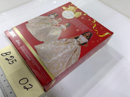 Barbie 2025 Holiday Barbie Signature 12in Doll Gown Collector New In Box Mattel