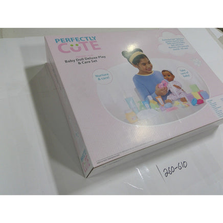 Perfectly Cute Baby Doll Deluxe Play & Care Set 24 Pieces New Nurture Toy