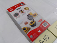 Disney Dash Mickey & Minnie Replacement Mini Waffle Plates Set Of 2 Gray Metal