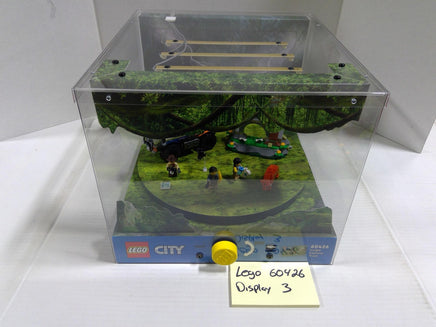 LEGO City 60426 Jungle Explorer Truck Lighted Display Case Clear Plastic