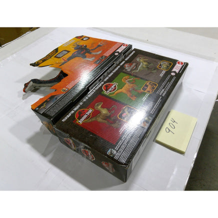 Mattel Jurassic World Chaos Theory Therizinosaurus & Velociraptor Trilogy Set
