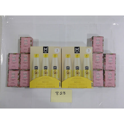 Member's Mark Sunscreen SPF 50 6pk & Love Beauty & Planet Rose Soap 10pk Bundle