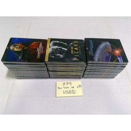 Star Trek Blu-ray Steelbook Lot x30 Discovery Picard Lower Decks Used & Damaged