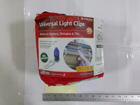 Simple Living Solutions Universal Light Clips 300ct Clear Gutter Shingle Hooks