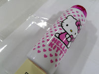 Sanrio Hello Kitty Kids Water Bottle Pink Hearts Plastic Drink Cup With Lid
