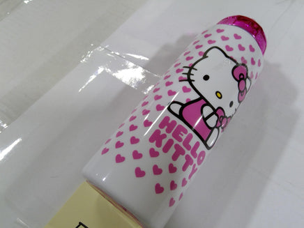 Sanrio Hello Kitty Kids Water Bottle Pink Hearts Plastic Drink Cup With Lid