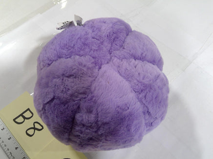 Plush Pumpkin Pillow Stuffed Animal Toy Small Purple Fall Decor Fuzzy Soft