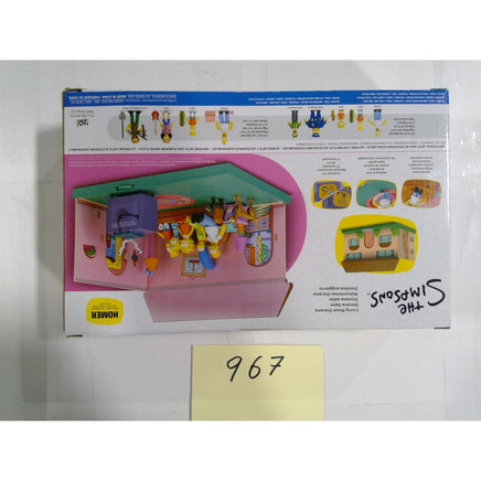 Jakks Pacific The Simpsons Living Room Diorama Playset Homer 2.5" New