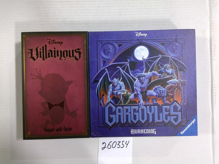 Ravensburger Villainous Sugar And Spite Gargoyles Awakening Game Lot New Sealed