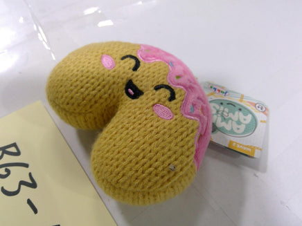 Ami Amis Donut Plush Toy Mini Yellow Pink Frosting Stuffed 3+ Wave 2 New Gift