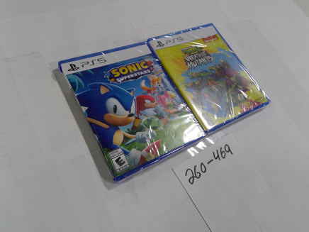 Sonic Superstars TMNT Wrath Of The Mutants Sony PS5 Game Lot New Sealed Family