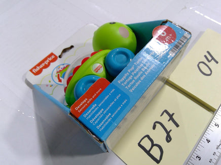 Fisher-Price Poppity Pop Turtle Push Toy 6m+ Rolling Beads Green Boy Infant