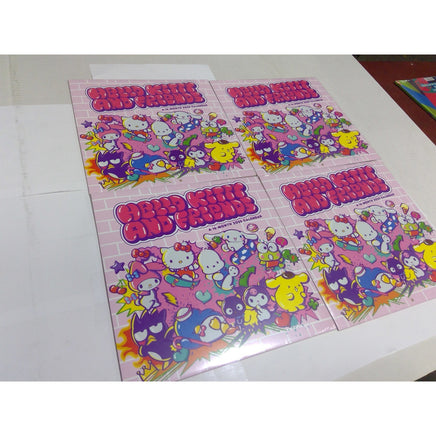 Sanrio Hello Kitty and Friends 2025 Wall Calendar 4-Pack Pink New Graffiti Style