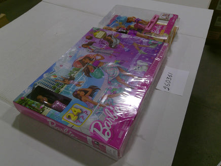 Mattel Barbie Doll Playset Lot Advent Calendar 24 Surprises Gymnastics Coach