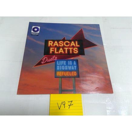 Rascal Flatts Duets Vinyl Record 12" Blue New Sealed Life Is A Highway Refueled