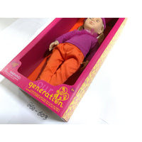 Our Generation Shay Fashion Doll 18 Inch Blonde Purple Orange New NIB
