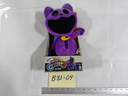 Poppy Playtime Smiling Critters Catnap Plush Toy Small Purple Cat Stuffed New