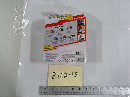 Pokemon Clip N Go Key Battle Figure Jazwares Carded Toy New Multicolor