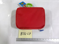 Super Mario Bros Nintendo Kids Padded Tote Bag Mario Star Zip Case Red Black New