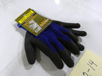 Tuff Gard General Purpose Gloves XL Blue Rubber Knit Work Hand Protection Grip