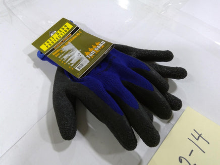 Tuff Gard General Purpose Gloves XL Blue Rubber Knit Work Hand Protection Grip