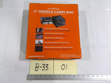 Blackstone 17" Griddle Carry Bag Universal Cover Small Black Weather Resistant