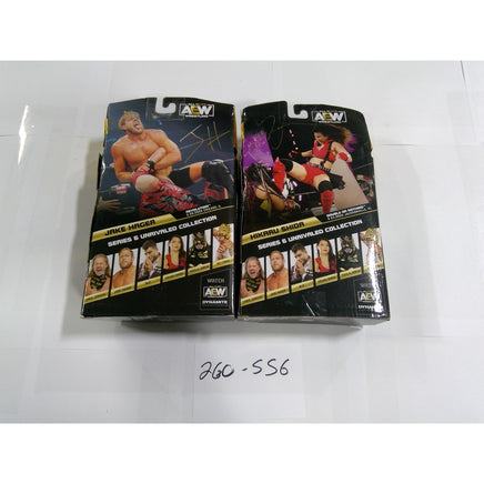 AEW Unrivaled Series 6 Jake Hager Hikaru Shida Action Figure Set New NIB