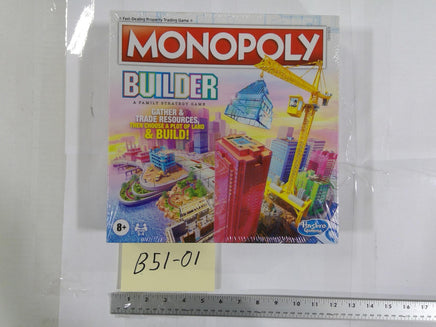 Hasbro Monopoly Builder Family Strategy Board Game 2-4 Players 8+ New Sealed