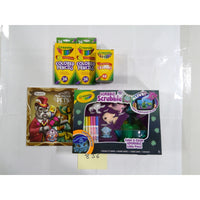 Crayola Scribble Scrubbie Ocean Pets Lagoon Art Bundle New Pencils Crayons Book