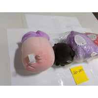 Squishmallows Plush Lot 4pc Pink Pig Bat Purple Orange Mixed Size Excellent