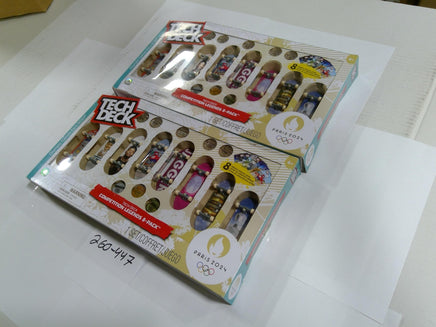 Tech Deck Paris 2024 Competition Legends 8pk Fingerboard Toy Set Lot 2 New