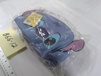 Disney Stitch Makeup Bag Blue Zipper Cosmetic Pouch Travel Toiletry Gift New