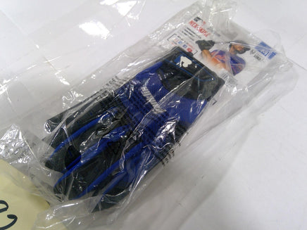Franklin NEX-SKINZ Batting Gloves Mens Medium Blue Baseball Hook Loop Synthetic