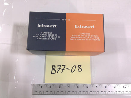 Personalities Scented Candles Extrovert Introvert 2-Pack Soy Blend Multicolor