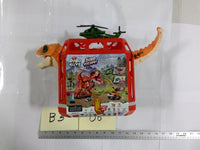 ZURU Robo Alive Dino Escape Playset 17pc Orange T-Rex Battery Dino Toy New