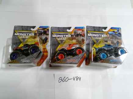 Monster Jam Wild Side ThunderROARus Megalodon Truck Lot 3 Spin Master New Sealed
