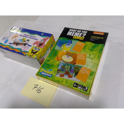 Nickelodeon SpongeBob SquarePants RC Boatmobile & What Do You Meme Game