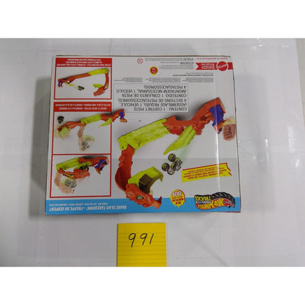 Hot Wheels Monster Trucks Snake Slam Takedown Kids Multicolor New Bone Shaker