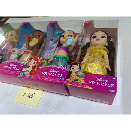 Disney Princess Singing Doll Set 4pk Moana Ariel Rapunzel Belle NEW