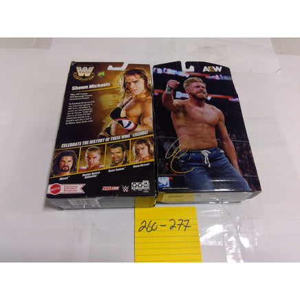 Mattel AEW WWE Action Figure Lot Mens OS Multicolor Good Shawn Michaels Orange