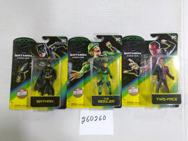 Spin Master DC Retro Batman Forever Figure Set Batman Riddler Two-Face Lot 3