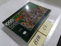 Tiger And Tots 1000 Piece Jigsaw Puzzle New Sealed Big Cat Art Page Multicolor