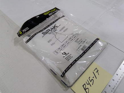 SPAK Tank Undershirts Mens Size M White A-Shirts 3 Pack Cotton Ribbed Multipack