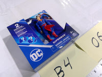 DC Comics Superman Figure Spin Master Boxed New Blue Toy 2 Surprise Accessories