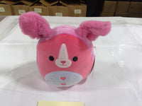 Squishmallows Chonk Bunny Plush Toy Small Pink Hearts Valentines Day New