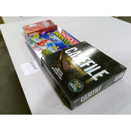 Hasbro Goliath Mixed Board Game Bundle Kids Teens Adults New Monopoly Casefile